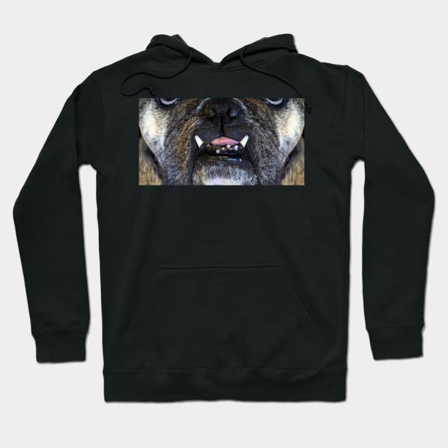 Killer Masks - Rosie The Bulldog-Two Teeth Hoodie by intofx